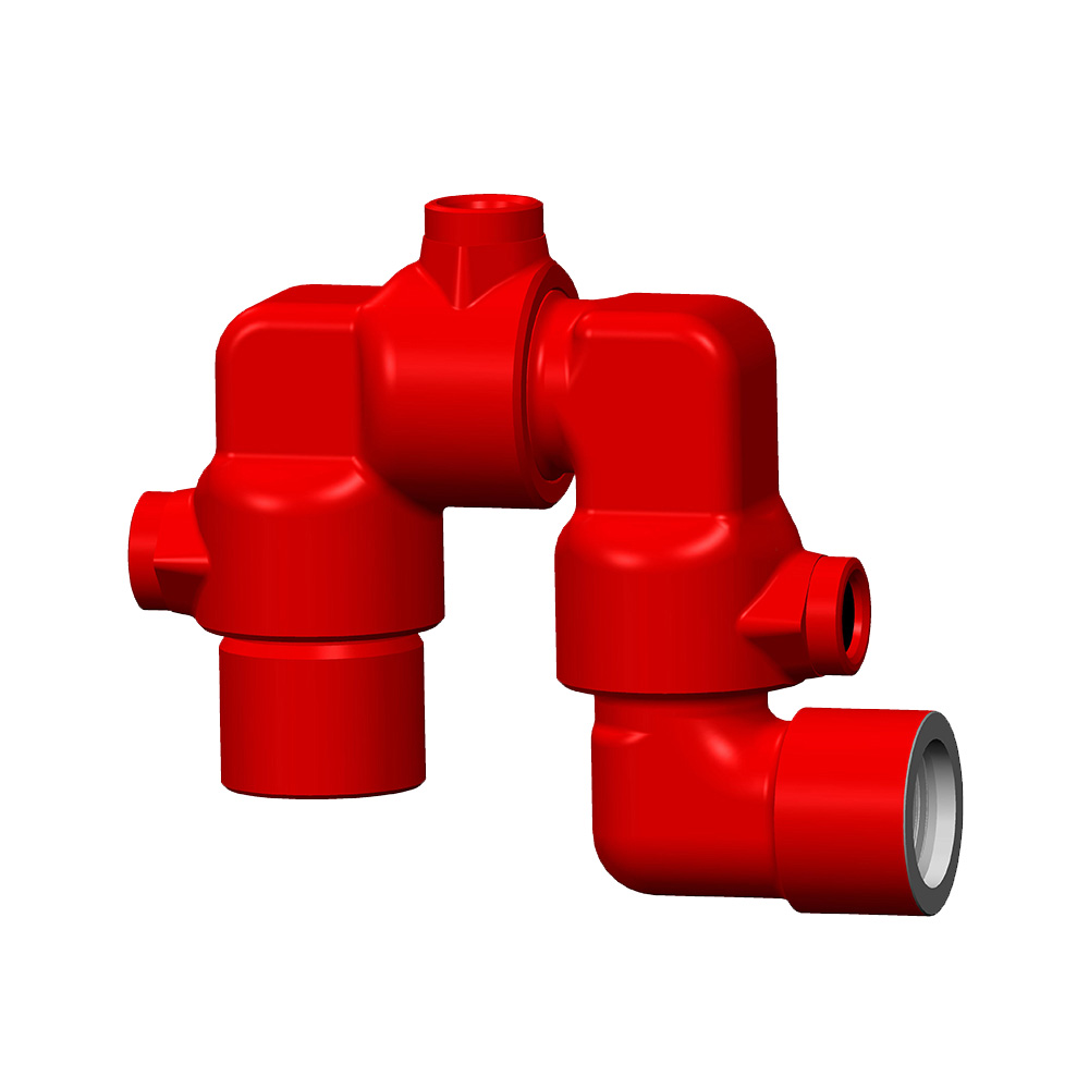 Stijl 80 draaischarnier met korte radius