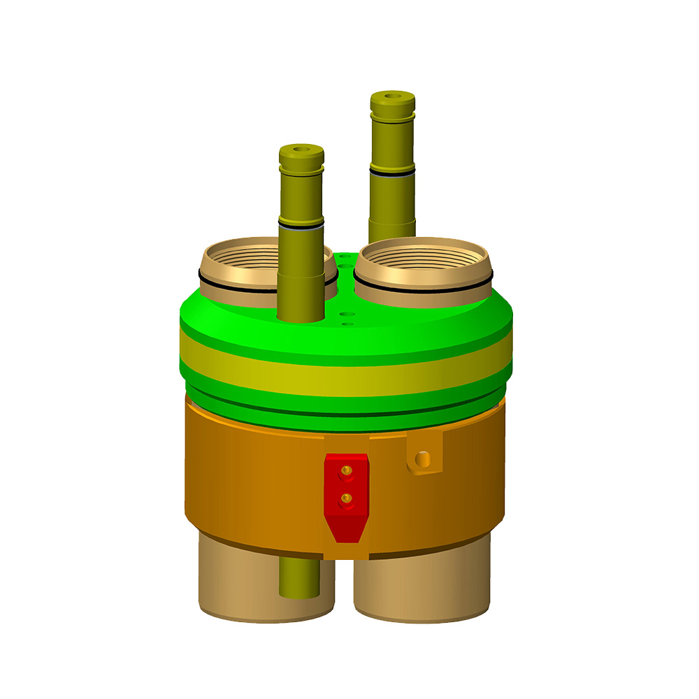 Slanghanger voor dubbele slangen