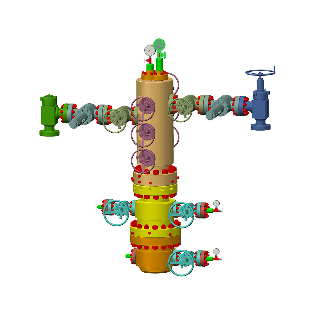 Kerstboom voor dubbele buizen